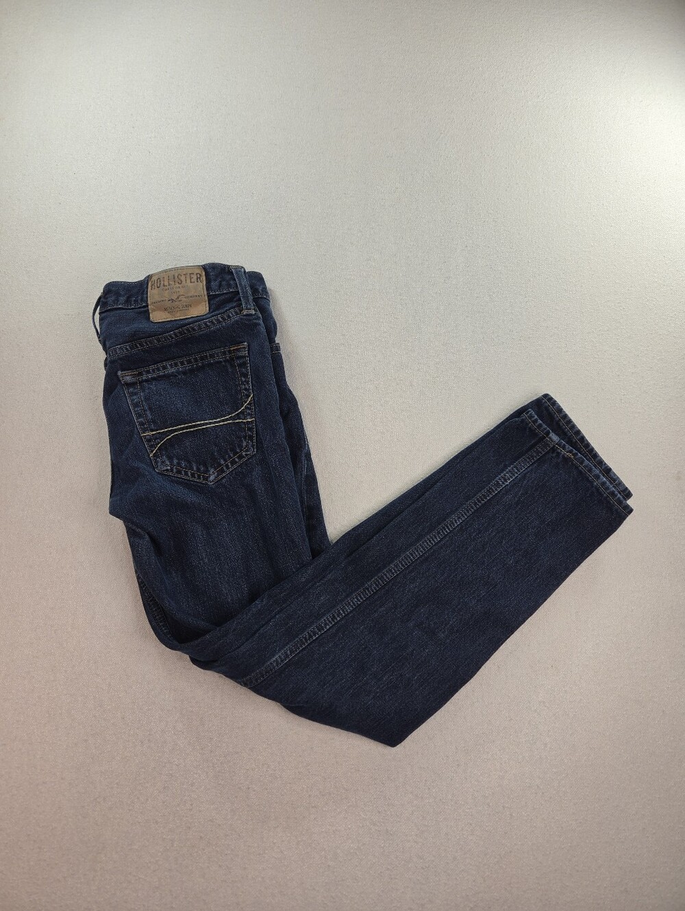 Hollister Skinny Jeans 30x30 Dark Wash Button Fly Price